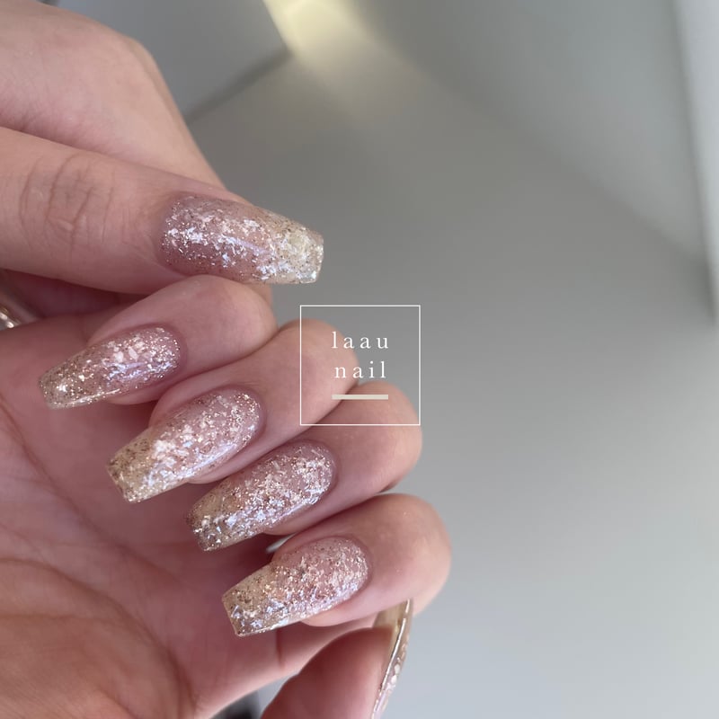 laau nail glit shower 14色セット GS-07 neige | laau nail store