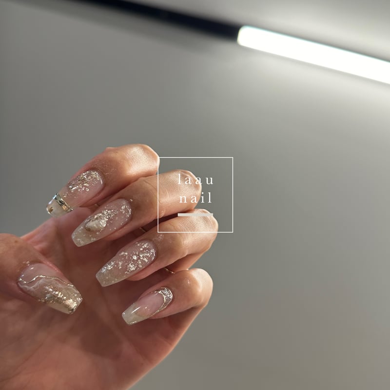 laaunail ミキシングクリアジェル カラージェル ホイル 箔 パーツ