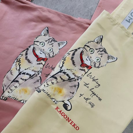 かごねこデイリーエコバック（A4サイズ）