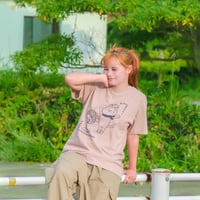 よかふじゃTシャツ（スモーキーピンク）