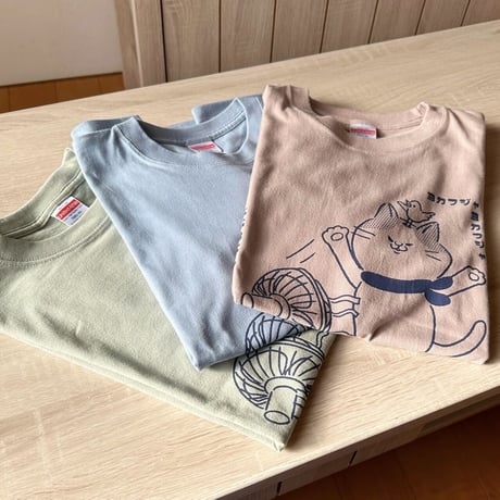 よかふじゃTシャツ（スモーキーブルー）