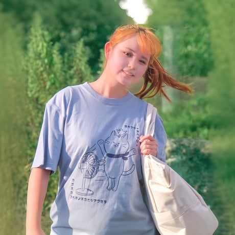よかふじゃTシャツ（スモーキーブルー）