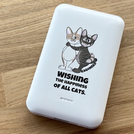 かごねこオリジナルモバイルバッテリー
