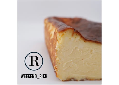 ★ RICH：BASQUE-CHEESECAKE（パウンド型5〜6名様分）