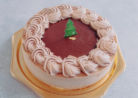 【データ版】【レシピ・作り方の動画のみ】ろくキッチンのクリスマスアイスケーキ2024