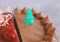 【紙版】【レシピ・作り方の動画のみ】クリスマスケーキ 18cmホール(8人〜10人前)