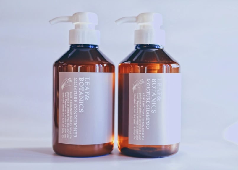 LEAF ＆BOTANICS モイスチャーシャンプー＆コンディショナー［400ml