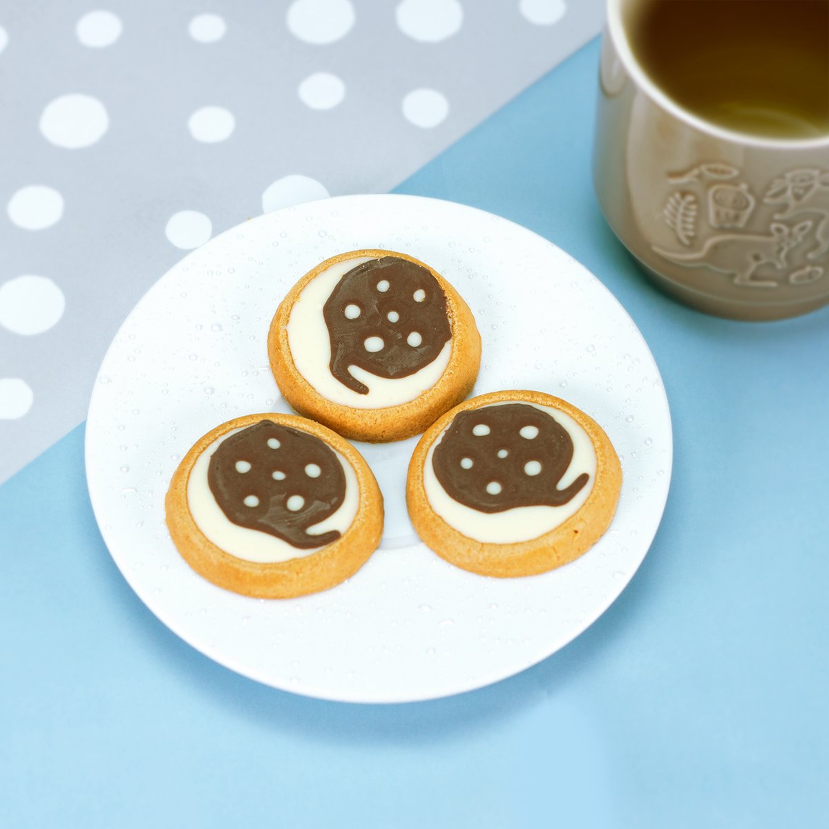 ポルカドットスティングレイ チョコタルトクッキー | átoa