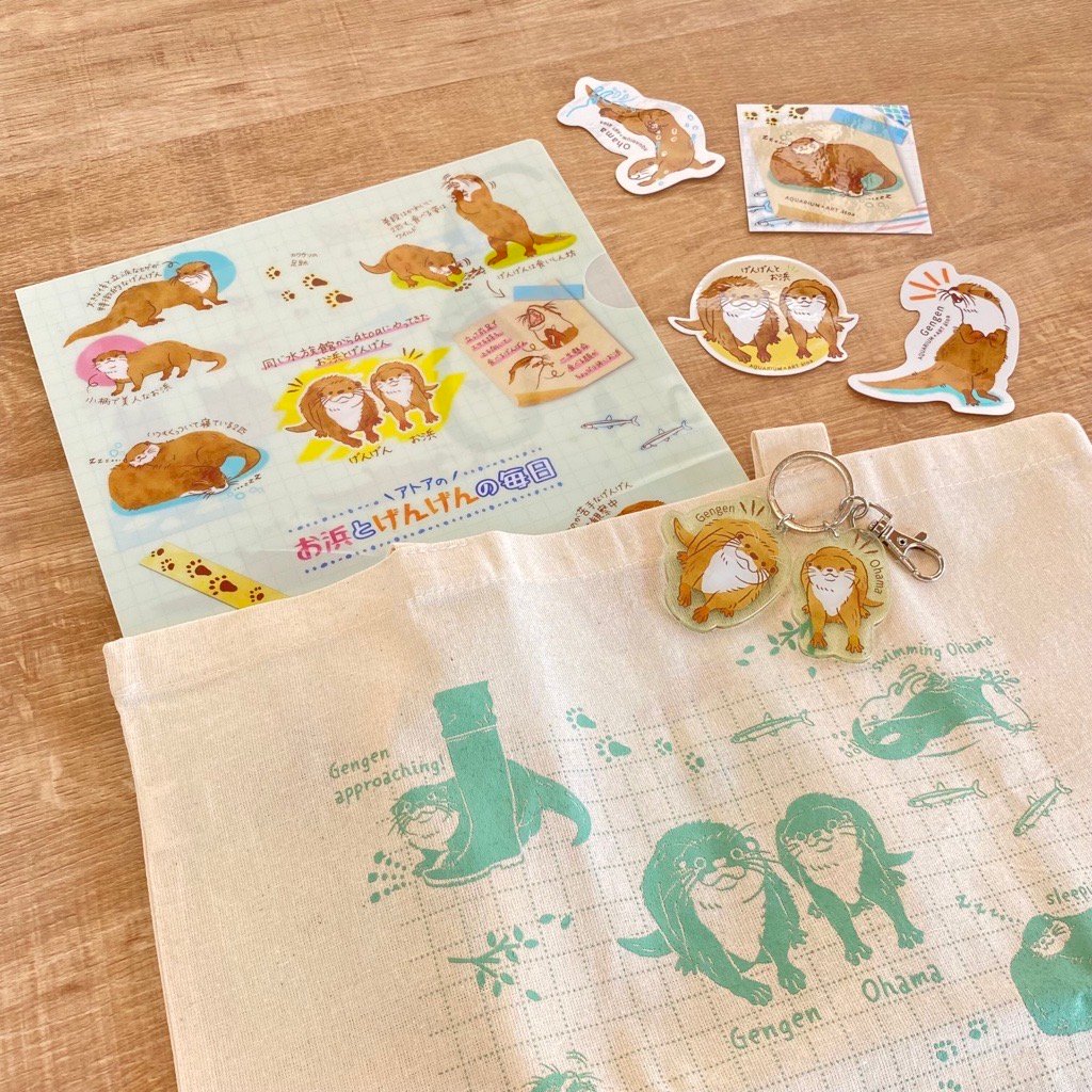 お浜とげんげんの毎日 ステッカー | átoa MUSEUM SHOP アトア