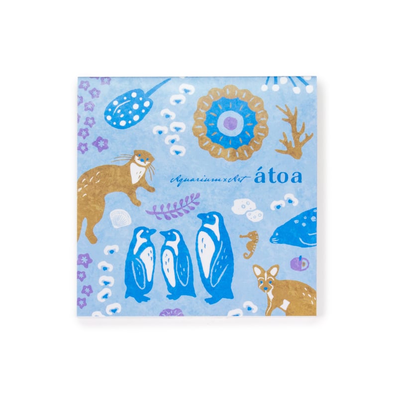 スクエアメモ The Garden | átoa MUSEUM SHOP アトアミュージアムショップ