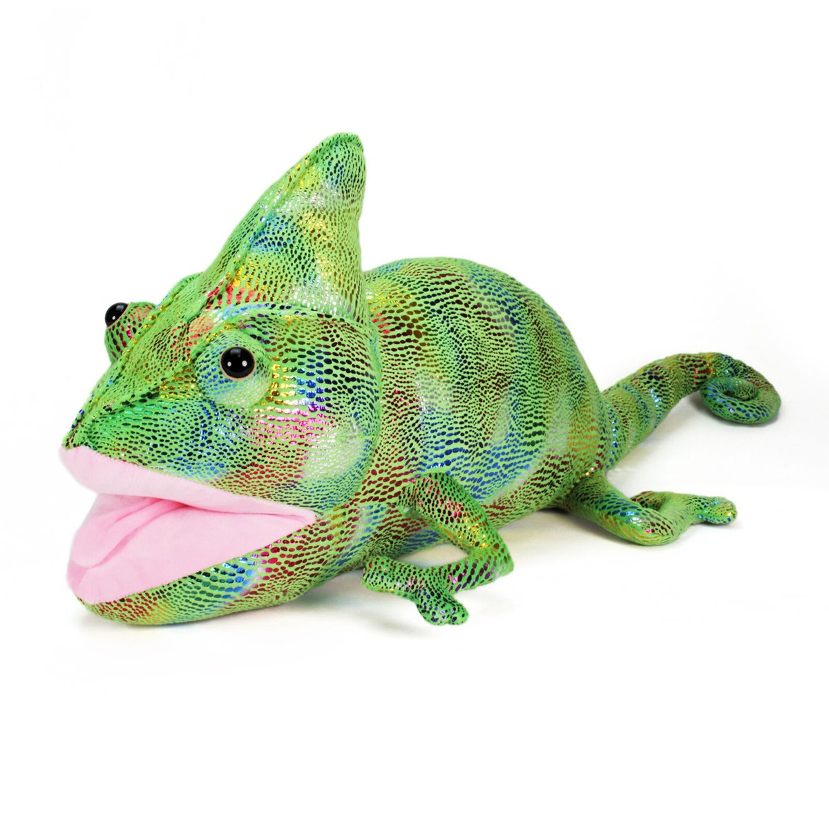 SUSE Geeko カメレオン型ぬいぐるみセット SUSE Novell Chameleon Lizard Gecko 7” Plush *Hard to Find* New W