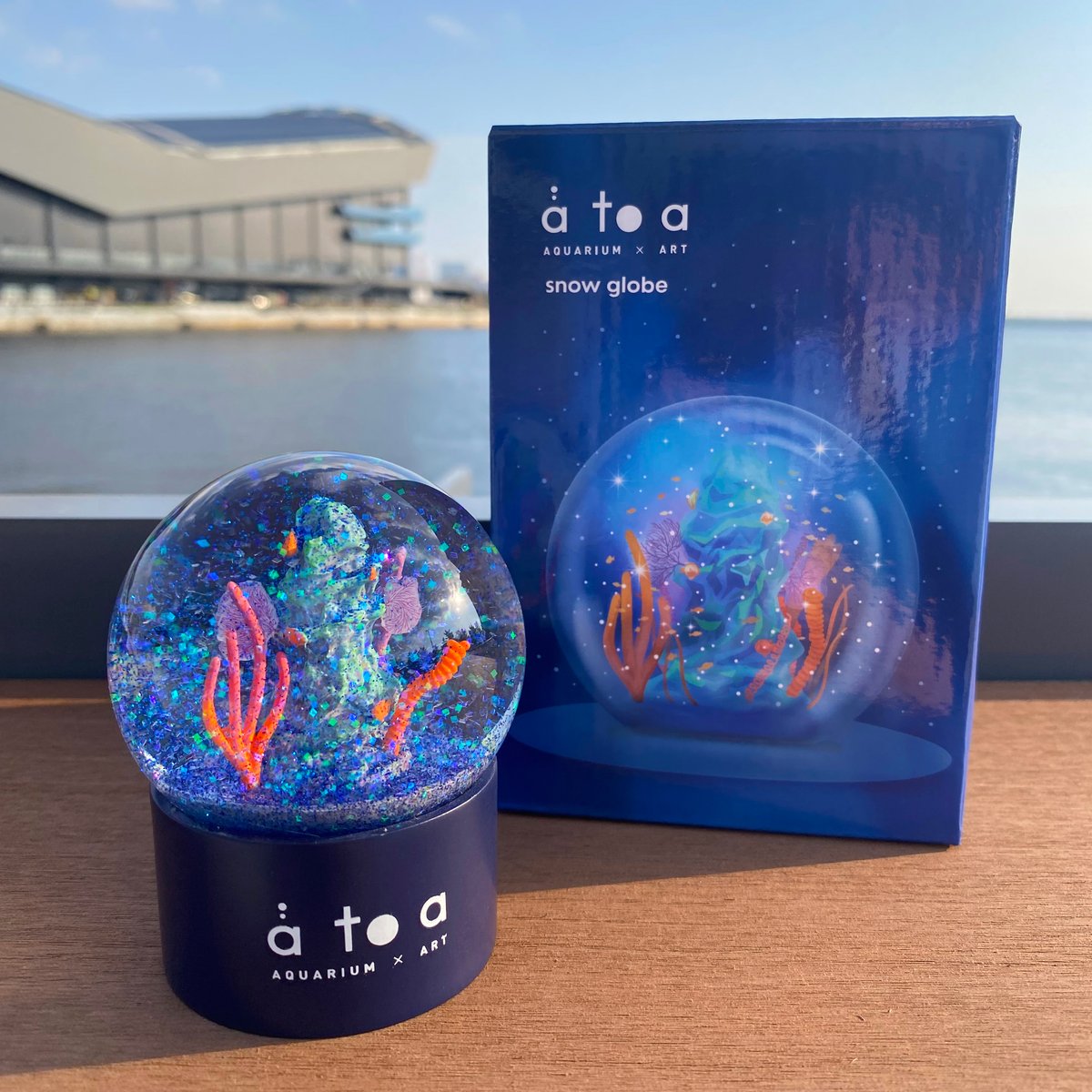 オリジナルスノードーム ”AQUA TERRA ” | átoa MUSEUM SHOP アト