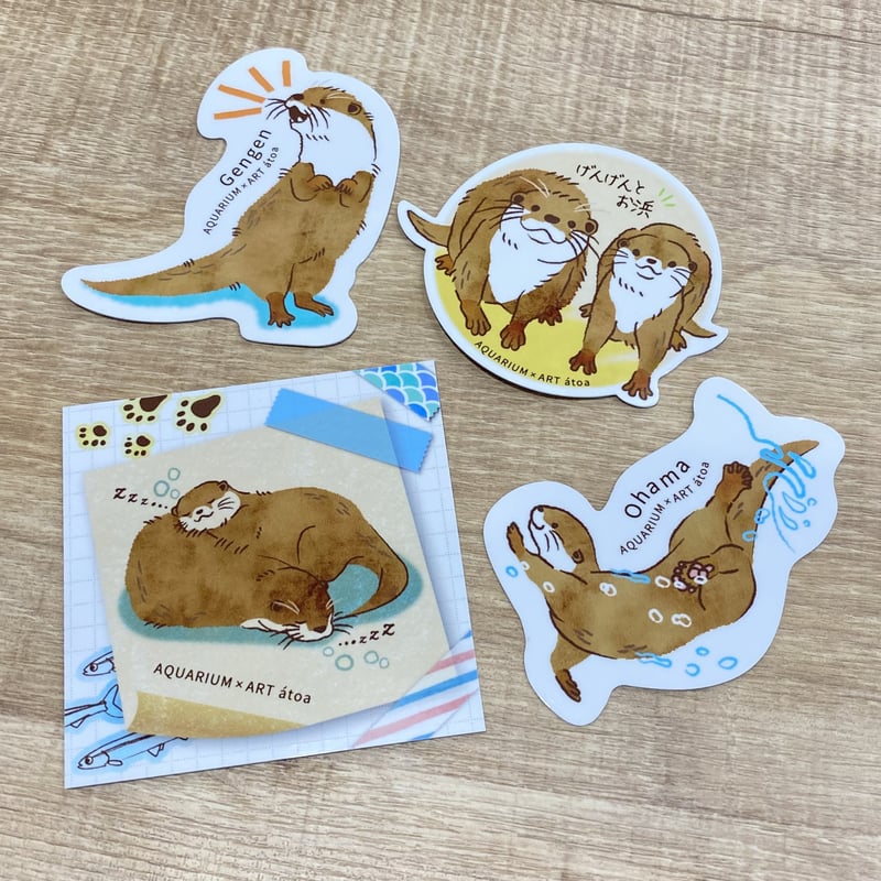 お浜とげんげんの毎日 ステッカー | átoa MUSEUM SHOP アトア