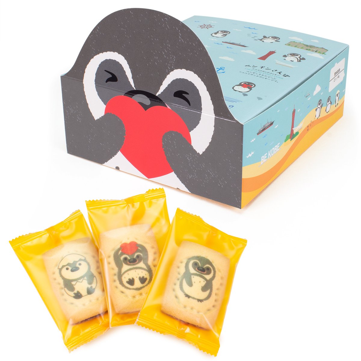 仲良しペンギン♡クッキー ペンギン 【アイシングクッキー】 夏 海 氷 誕生日 子供向け