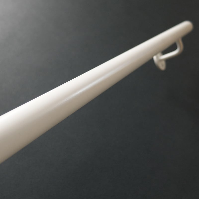 セール中 ホワイト手すり　1本で¥14,000 　【ポール部分のみ】 Claire クレール】アイアン手すり［横型］25φ｜マットホワイト｜1.5m