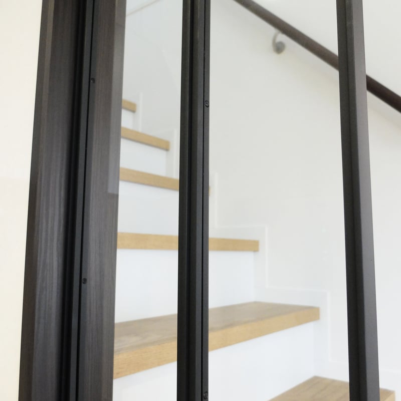 パーテーション】アイアンフレーム｜ブラックフレーム｜アクリル