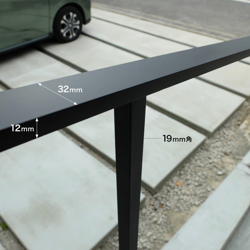 アイアン階段手すり Simple -black-】アイアン手すり｜玄関