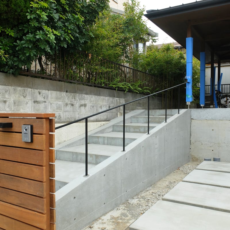 nishikiyakko】鉄 フレーム 手すり 黒 アイアン nishikiyakko】鉄