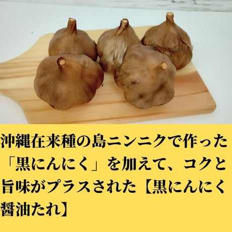 黒にんにく 調味料２本セット (たれ、ドレッシング) 120ml x 2本