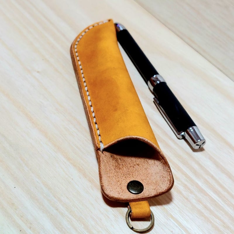 一本差しペンケース | M's Leather