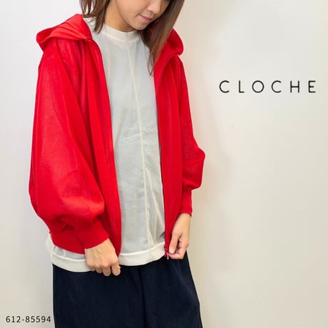CLOCHE ( クロッシェ ) 【 612-85594 】 ニットパーカー