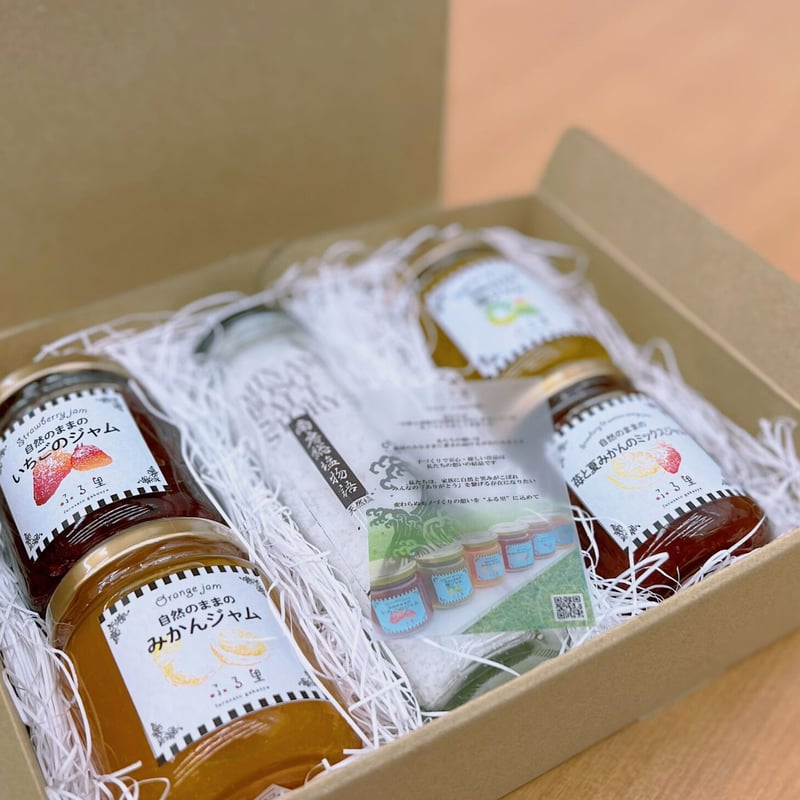 ジャム4種・MINAMIBOSO SALTSTORY(お塩1本)セットⅡ | furusato
