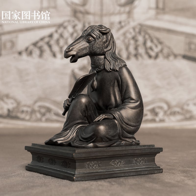 円明園十二生肖獣首銅像【酉(とり)】 好 円明園十二生肖獣首銅像【酉(とり)】 好