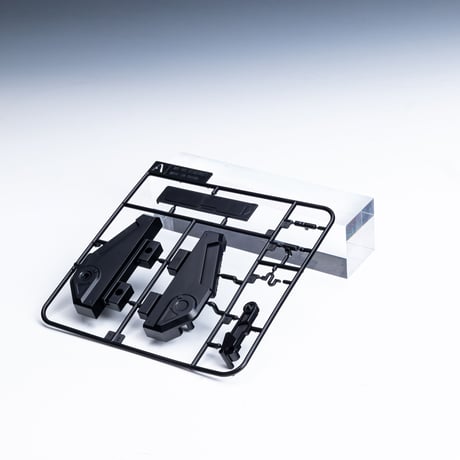 HobbyMio プラスチックモデル用収納機能付きスタンド ブラック