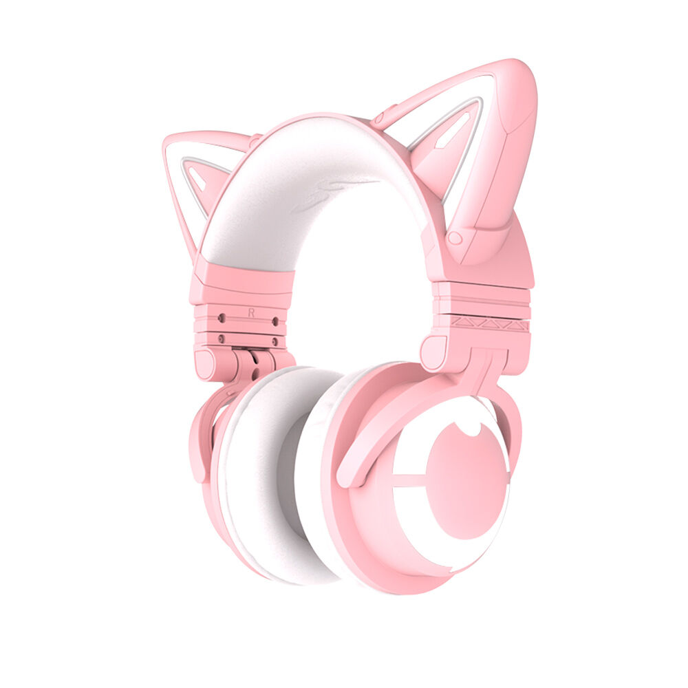 YOWU（ヨーウ）ネコ耳ヘッドホン3G ピンク色 ゲーミングモデル