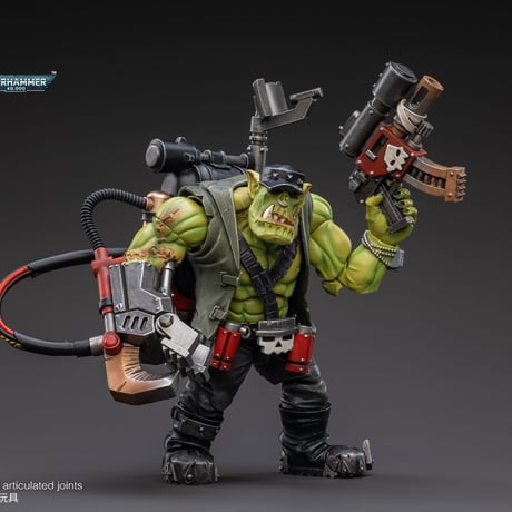 Warhammer 40K Ork Kommandos Comms Boy Wagzuk 1/18 Scale Figure