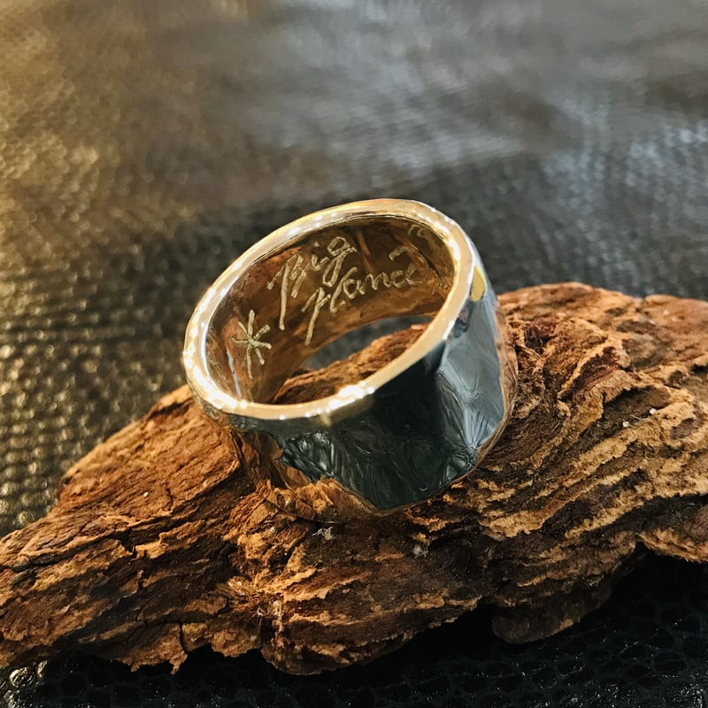 BIG HAND SUNリング シルバーリング メンズ SUN RING | A BOMBER AKITA