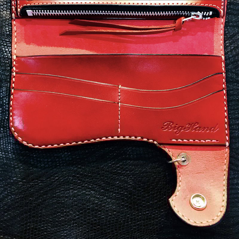Long Wallet (red) | A BOMBER AKITA