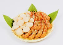 オホーツク産帆立貝柱&ぼたんえびセット