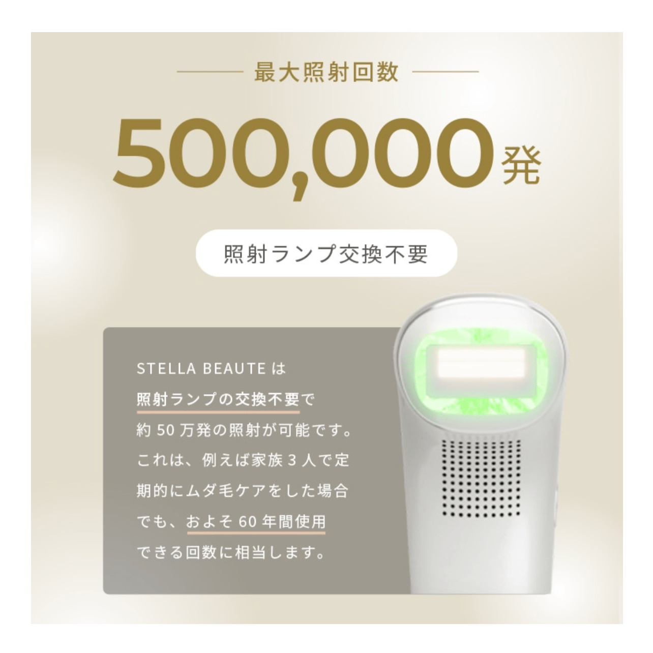 STELLA（ステラ）BEAUTE IPL&LED光美容器（脱毛器） | CommuNekko