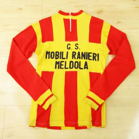 80’s “MOBILI RANIERI MELDOLA” wool cycle jersey long sleeve