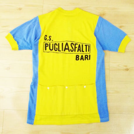 80’s “G.S. PUGLIASFALTI BARI” wool cycle jersey