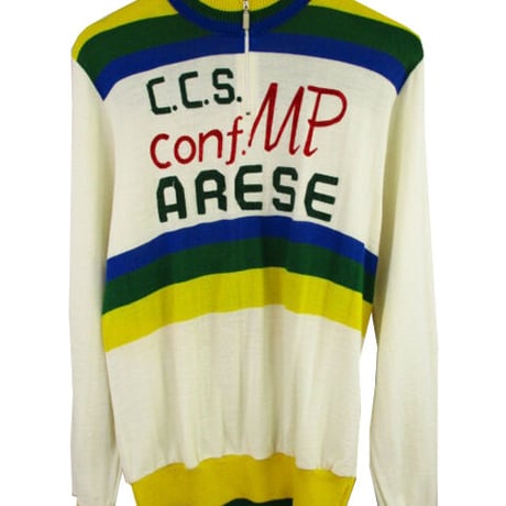 80’s MINORA “C.C.S ARESE” wool long sleeve jersey