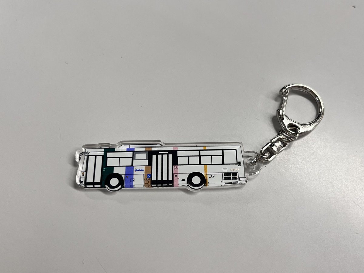 西鉄 100円バス ストラップ アクリルキーホルダー（スマートループ） | にしてつバス ONLINESTORE