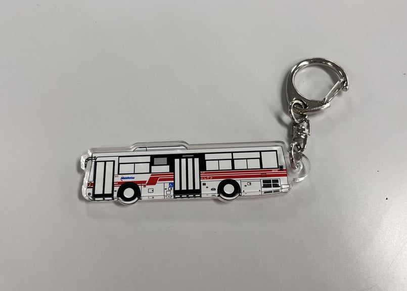 スヌーピー アクリルキーホルダー 赤バス アクリルキーホルダー（赤バス） | にしてつバス ONLINESTORE