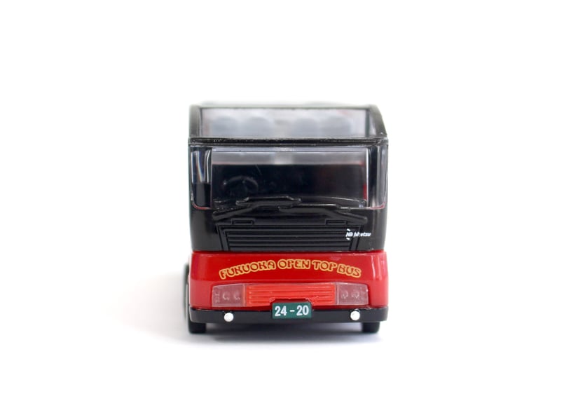 福岡オープントップバス プルバックカー 赤 | にしてつバス ONLINESTORE