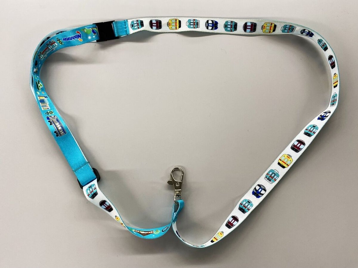 西鉄　二階建てバス＆方向幕ストラップ 西鉄 二階建てバス＆方向幕ストラップ