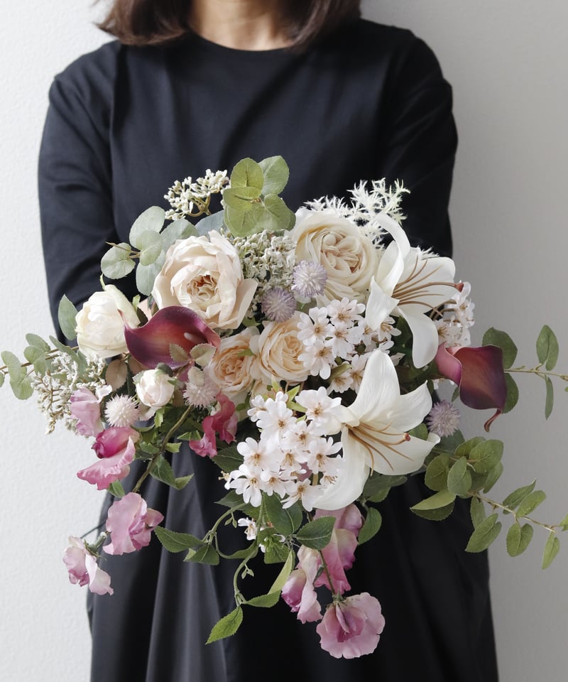 アーティフィシャルフラワーのブーケ〜antique elegant アーティフィシャルフラワーのブーケ〜antique elegant