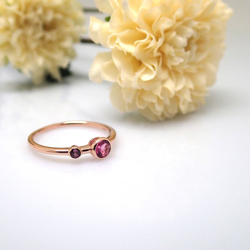 K18PGピンクトルマリンリング #5097-PTP | iwaiwa jewellery