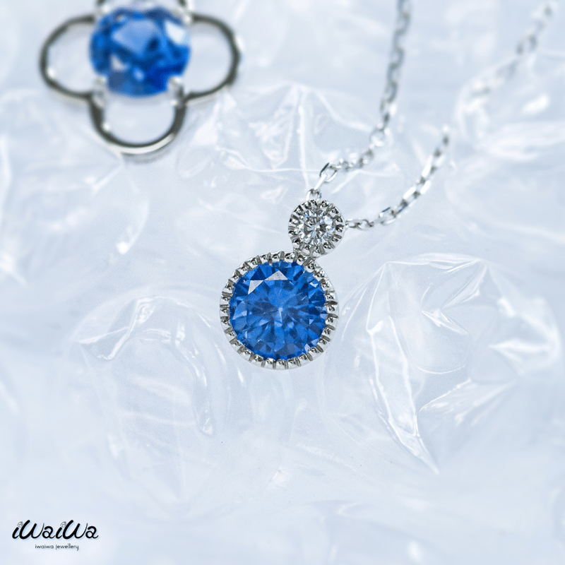 K18WGサファイアネックレス #5088-SAW | iwaiwa jewellery