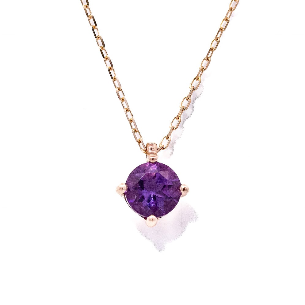 K18PGアメジストネックレス #5087-AMP | iwaiwa jewellery