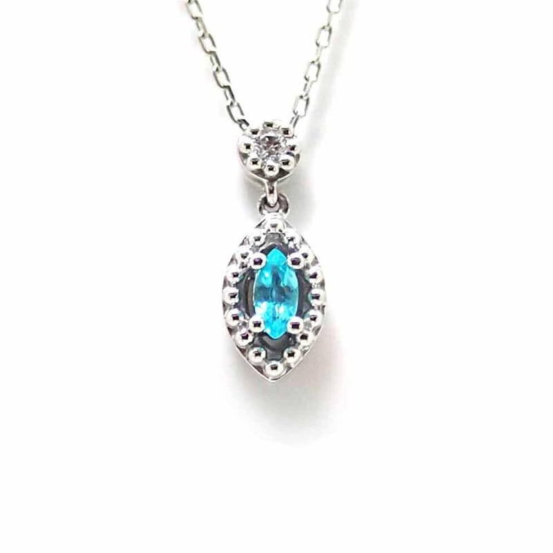 PTパライバトルマリンネックレス #X9050-PLPT | iwaiwa jewellery 