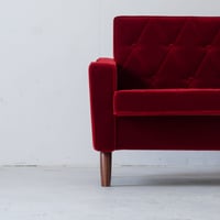 カリモク60 オットマン 名古屋プレミアムモケットレッド | 大須DECO by