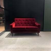 カリモク60 ロビーチェア1シーター 名古屋プレミアムモケットレッド