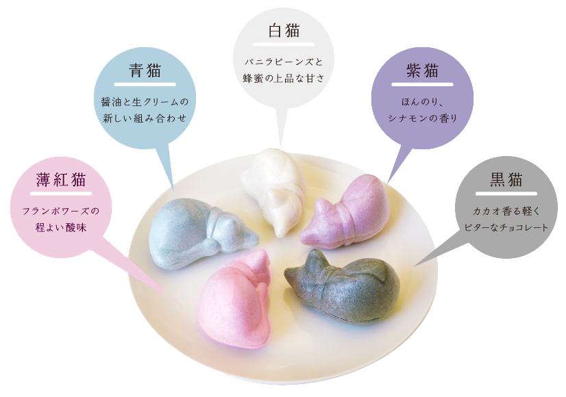 ゆめねこ 5ヶ詰め | 西洋菓子 周五郎 - SHUGOROU -