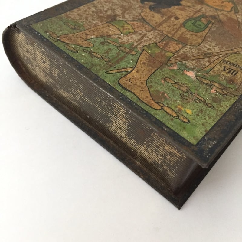 money tin box / アンティークブック型貯金箱 | cocon